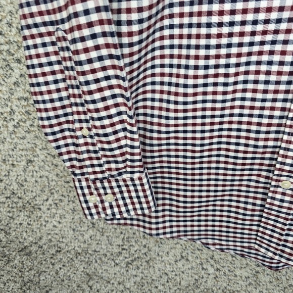 Stafford Dress Shirt Mens 15.5 32/33 Button Down Wrinkle Free Oxford Regular Fit - Picture 3 of 7